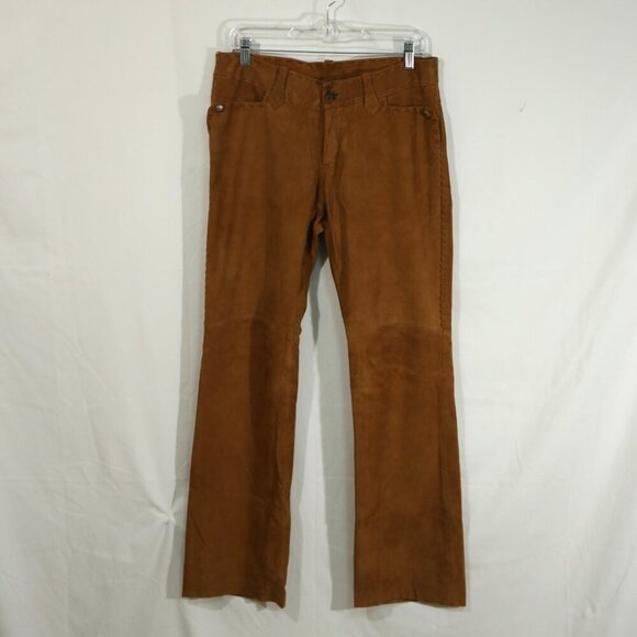 Vintage Old Gringo Brown Suede Leather Pants | medium | Western | Rare - Picture 1 of 10